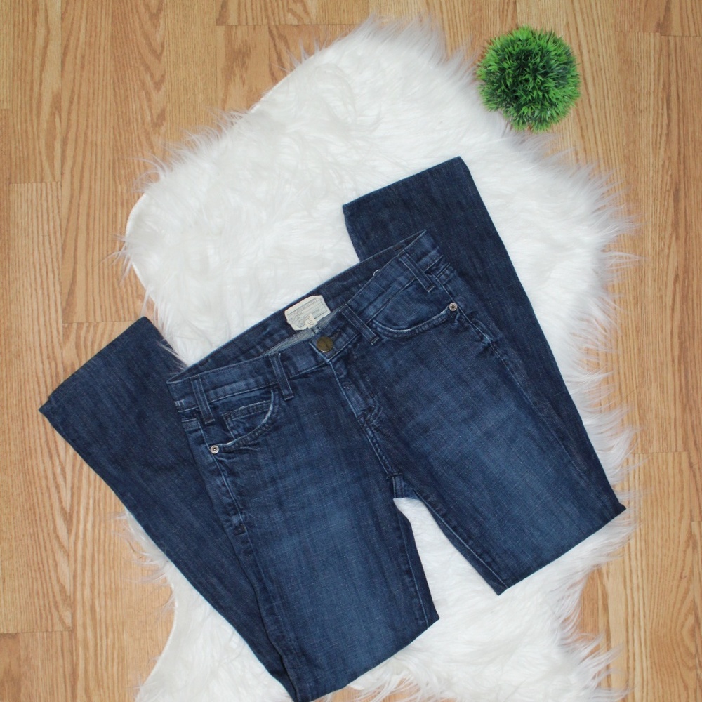 Current/Elliott Straight Jeans 26 EUC - Picture 1 of 5